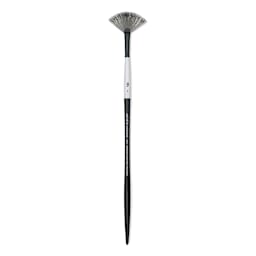 Winsor & Newton Artists’ Acrylic Brush - Fan, Long Handle, Size 3