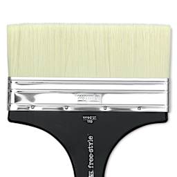 Liquitex Freestyle Brush - Broad Flat, Short Handle, 6", close-up