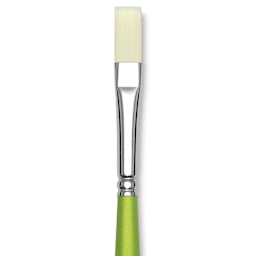 Liquitex Freestyle Brush - Flat, Long Handle, Size 4, close-up