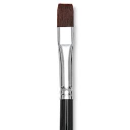 Da Vinci Top Acryl Synthetic Brush - Bright, Short Handle, Size 8 close up