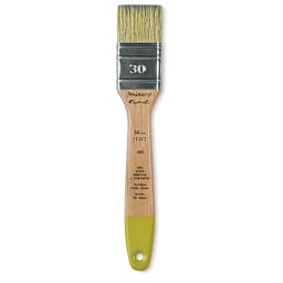 Raphael Mixacryl Natural Bristle/Synthetic Mix Brush - Mixed Media Flat, Size 30