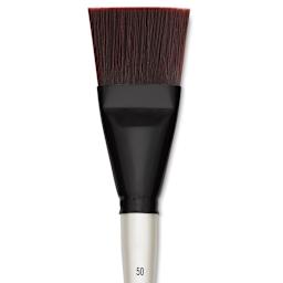 Simply Simmons XL Stiff Synthetic Brush - Flat, Size 50 close up