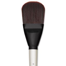 Simply Simmons XL Stiff Synthetic Brush - Filbert, Size 70 close up