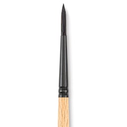 Princeton Catalyst Polytip Brush - Round, Size 4, Short Handle close up