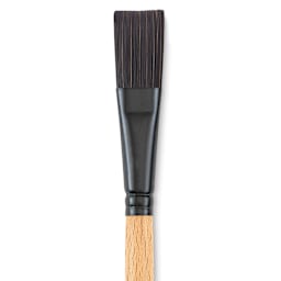 Princeton Catalyst Polytip Brush - Flat, Size 8, Short Handle close up