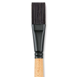 Princeton Catalyst Polytip Brush - Flat, Size 10, Short Handle close up