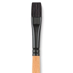 Princeton Catalyst Polytip Brush - Bright, Size 4, Short Handle close up