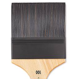 Princeton Catalyst Polytip Brush - Mottler, Size 100, Short Handle close up