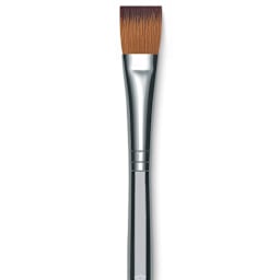 Royal & Langnickel Zen All Media Brushes - Closeup of 1/2" Flat Wash Brush shown