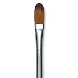 Royal & Langnickel Zen Brush - Oval Wash, Size 1/2", Short Handle close up