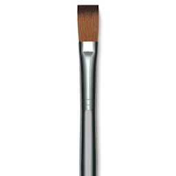 Royal & Langnickel Zen All Media Brushes - Closeup of Size 6 Chisel Blander shown
