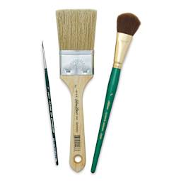 Silver Brush Art Sherpa Beginning & End Brushes - Set of 3