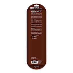 Silver Brush Ruby Satin Synthetic Brushes - Basics, Set of 4, Long Handle (back of package)