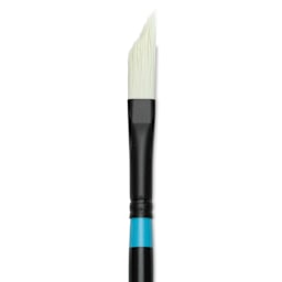 Princeton Series 6500 Aspen Synthetic Brush - Size 4, Short Dagger, Long Handle, close-up