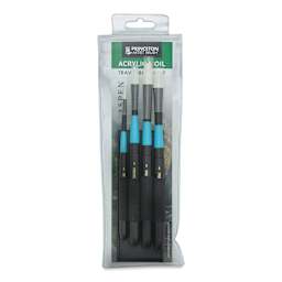 Princeton Aspen Series 6500 Synthetic Travel Brushes - Set of 4 in package