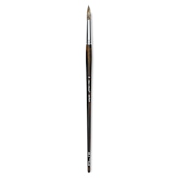 Silver Brush Monza Synthetic Mongoose Artist Brush - Long Handle, Round, Size 14