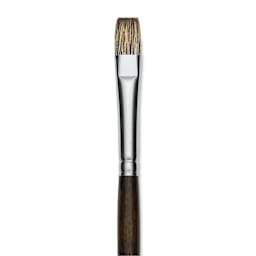 Silver Brush Monza Synthetic Mongoose Artist Brush - Long Handle, Bright, Size 10 (close up)