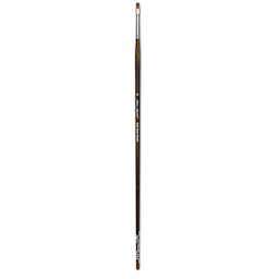 Silver Brush Monza Synthetic Mongoose Artist Brush - Long Handle, Short Bright, Size 2
