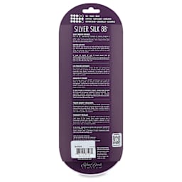 Silver Brush Silver Silk 88 Synthetic Brushes - Short Handle, Ultra Round, Set of 5, back of pack