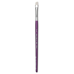 Silver Brush Silver Silk 88 Synthetic Brush - Short Handle, Angle, Size 1/4"