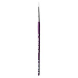 Silver Brush Silver Silk 88 Synthetic Brush - Short Handle, Script Liner, Size 10/0