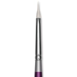 Silver Brush Silver Silk 88 Synthetic Brush - Short Handle, Triangle, Extra Small, close-up