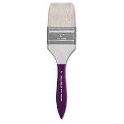 Silver Brush Silver Silk 88 Synthetic Brush - Short Handle, Wide Wash, Size 2"