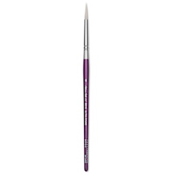 Silver Brush Silver Silk 88 Synthetic Brush - Short Handle, Ultra Round, Size 6