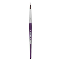 Silver Brush Silver Silk 88 Synthetic Brush - Short Handle, Needle Point Liner, Size 8