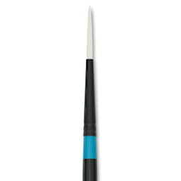 Princeton Series 6500 Aspen Synthetic Brush - Short Handle, Script Liner, Size 4, close-up