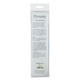 Dynasty Water Lily Watercolor Brushes - Set 3, Set of 4, back of the packaging