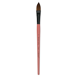 Dynasty Water Lily Watercolor Brush - Short Handle, Cat Tongue, Size 1/2"