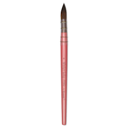 Dynasty Water Lily Watercolor Brush - Short Handle, Quill, Size 4