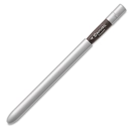 Escoda Prado Tame Synthetic Travel Brush - Rigger, Short Handle, Size 4, brush top inserted in handle