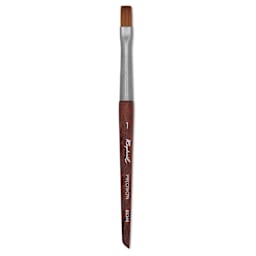 Raphaël Precision Mini Brush - Flat, Short Handle, Size 1