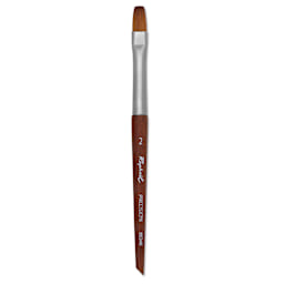 Raphaël Precision Mini Brush - Flat, Short Handle, Size 2
