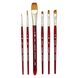 Princeton Velvetouch Synthetic Brushes - Set of 6, Sarah Simon Floral Set
