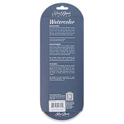 Silver Brush BelleAqua Brushes - Perfect Detail Watercolor Set, Set of 4, back of the packaging