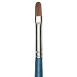 Silver Brush BelleAqua Brush - Filbert, Short Handle, Size 6,close-up