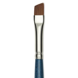 Silver Brush BelleAqua Brush - Angle, Short Handle, Size 1/4", close-up