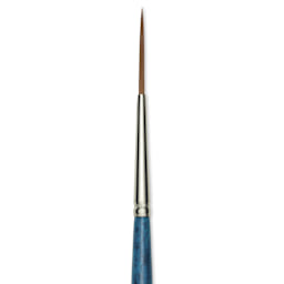 Silver Brush BelleAqua Brush - Liner, Short Handle, Size 0, close-up