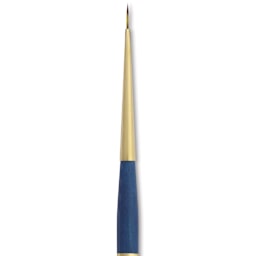 Isabey Isacolor Synthetic Brush - Round, Short Handle, Size 0, close-up