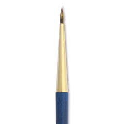 Isabey Isacolor Synthetic Brush - Round, Short Handle, Size 4, close-up