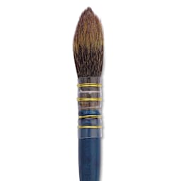 Isabey Isacolor Synthetic Brush - Quill Mop, Short Handle, Size 6, close-up