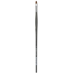 Da Vinci Colineo Synthetic Kolinsky Sable Brush - Flat, Size 6, Long Handle
