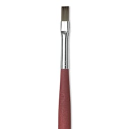Da Vinci College Synthetic Brush - Bright, Long Handle, Size 6 close up