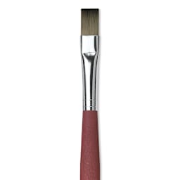 Da Vinci College Synthetic Brush - Bright, Long Handle, Size 10 close up