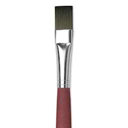 Da Vinci College Synthetic Brush - Bright, Long Handle, Size 16 close up