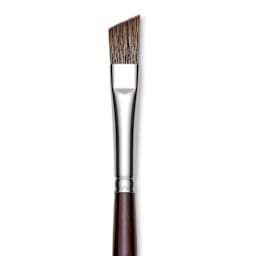 Da Vinci Grigio Synthetic Brush - Slant, Long Handle, Size 12