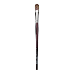 Da Vinci Grigio Synthetic Brush - Filbert, Long Handle, Size 20